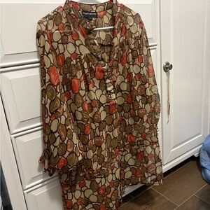 Women's Multicolor Blouse-Blazer